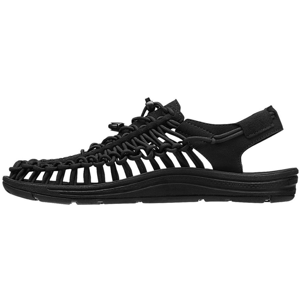Keen UNEEK Astoria 2-Cord Men's Monochrome Sandals#color_black