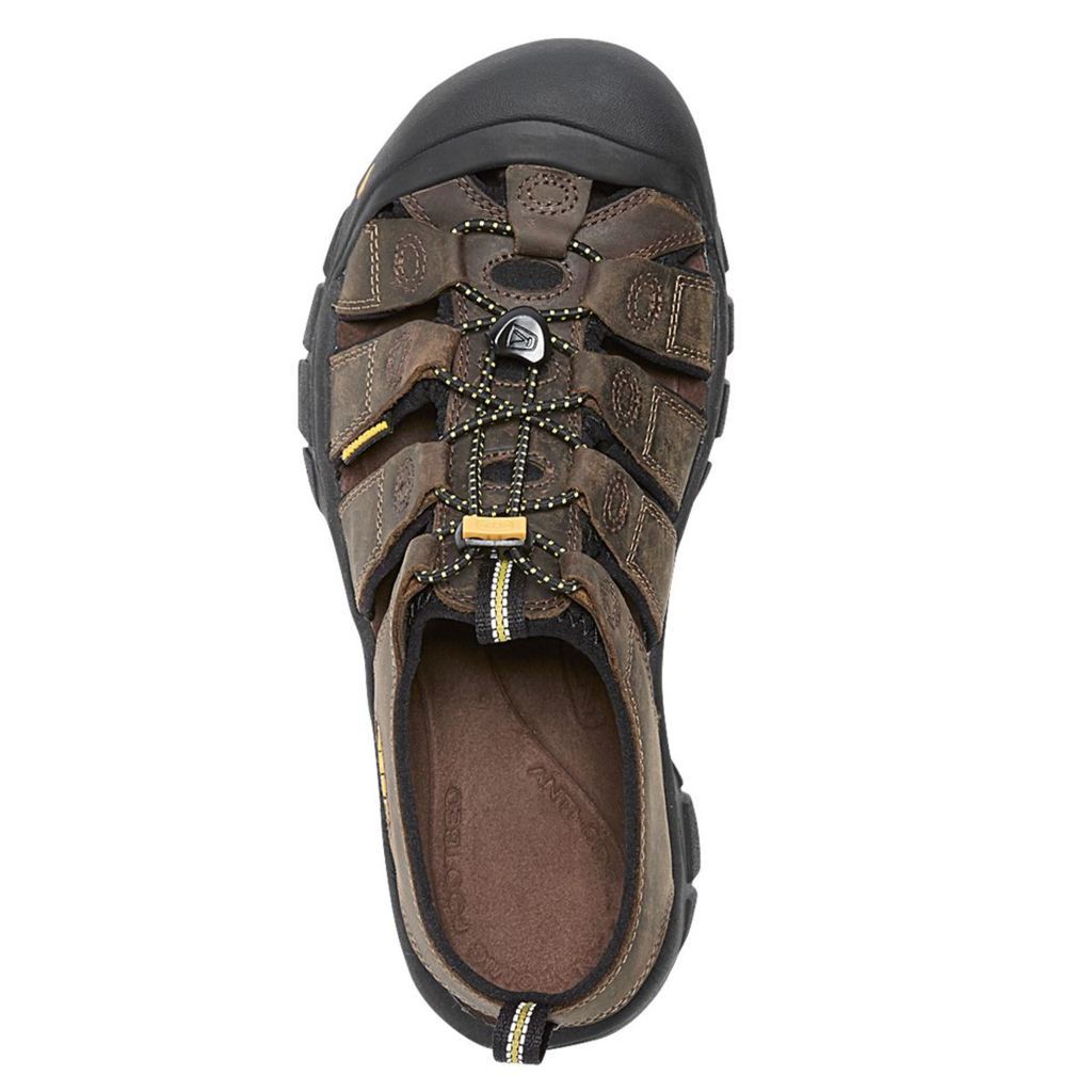 Keen Newport Waterproof Leather Men's Hiking Sandals#color_brown