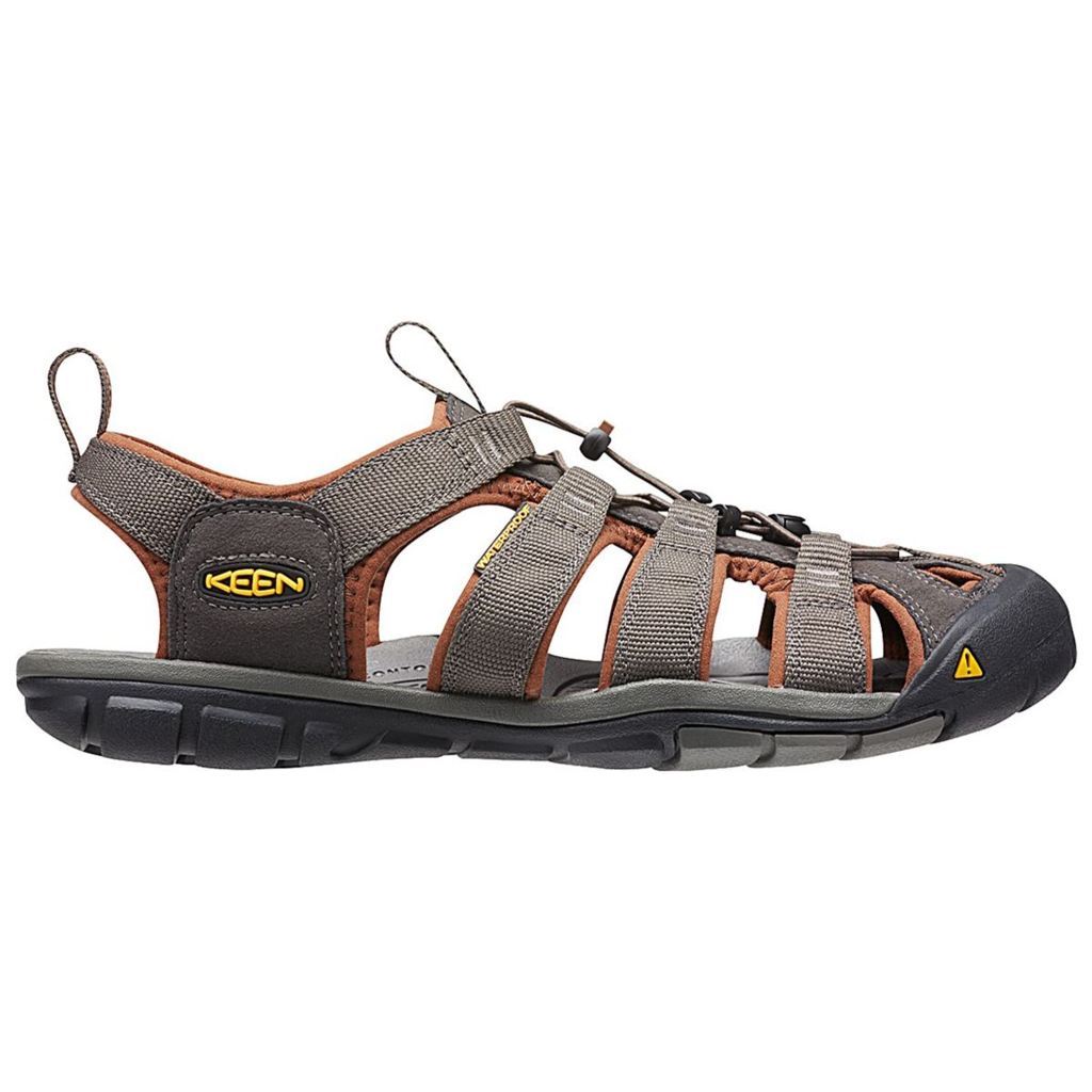 Keen Clearwater CNX Men's Waterproof Sandals#color_brown