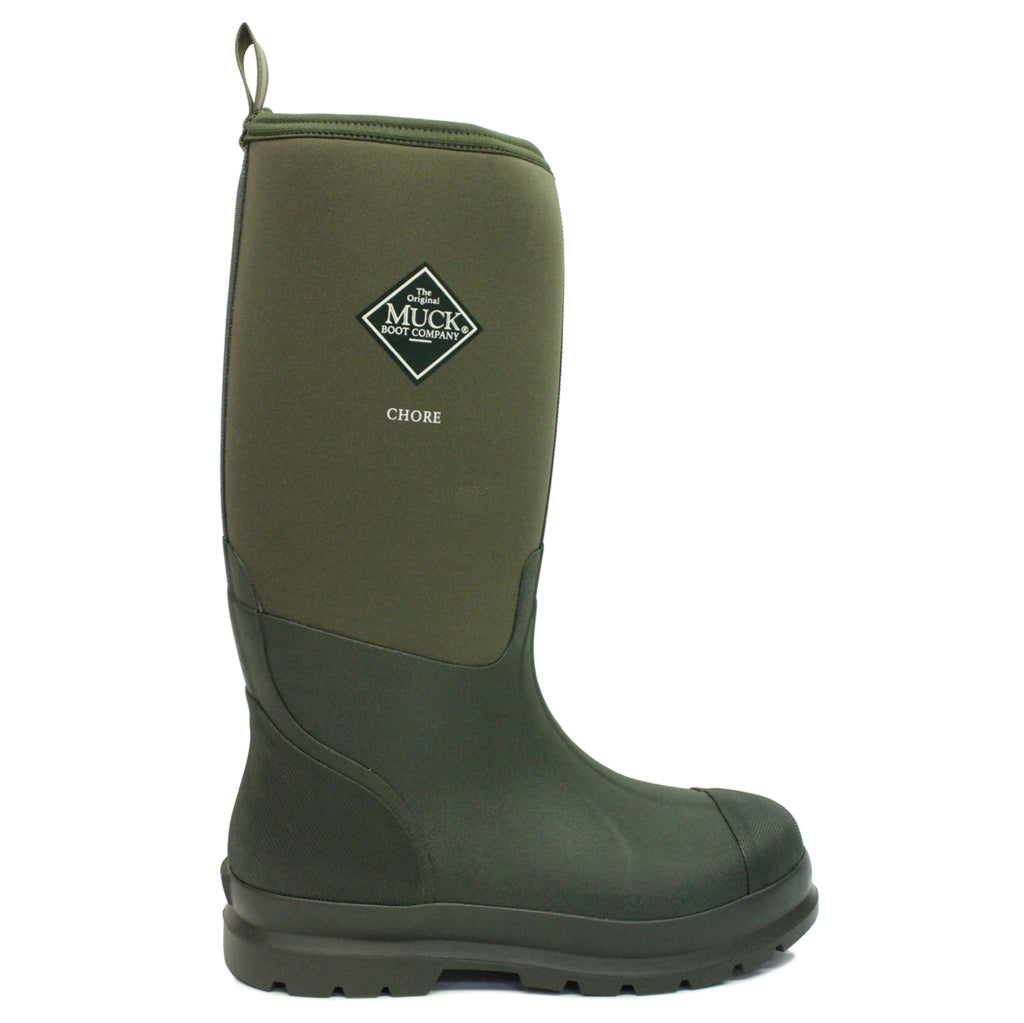 Muck Boot Chore Classic Unisex Tall Wellington Boots#color_moss