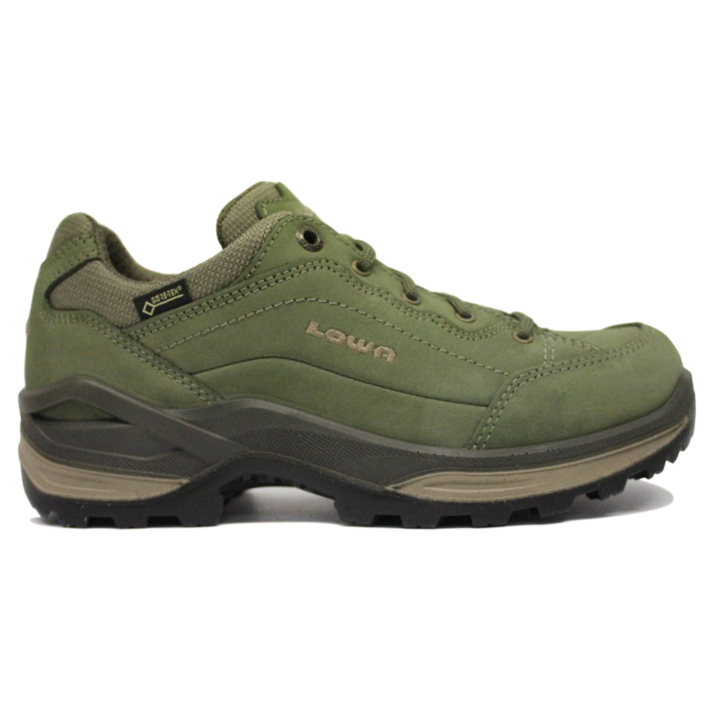 Lowa Renegade GTX Lo Nubuck Leather Women's Hiking Shoes#color_reed