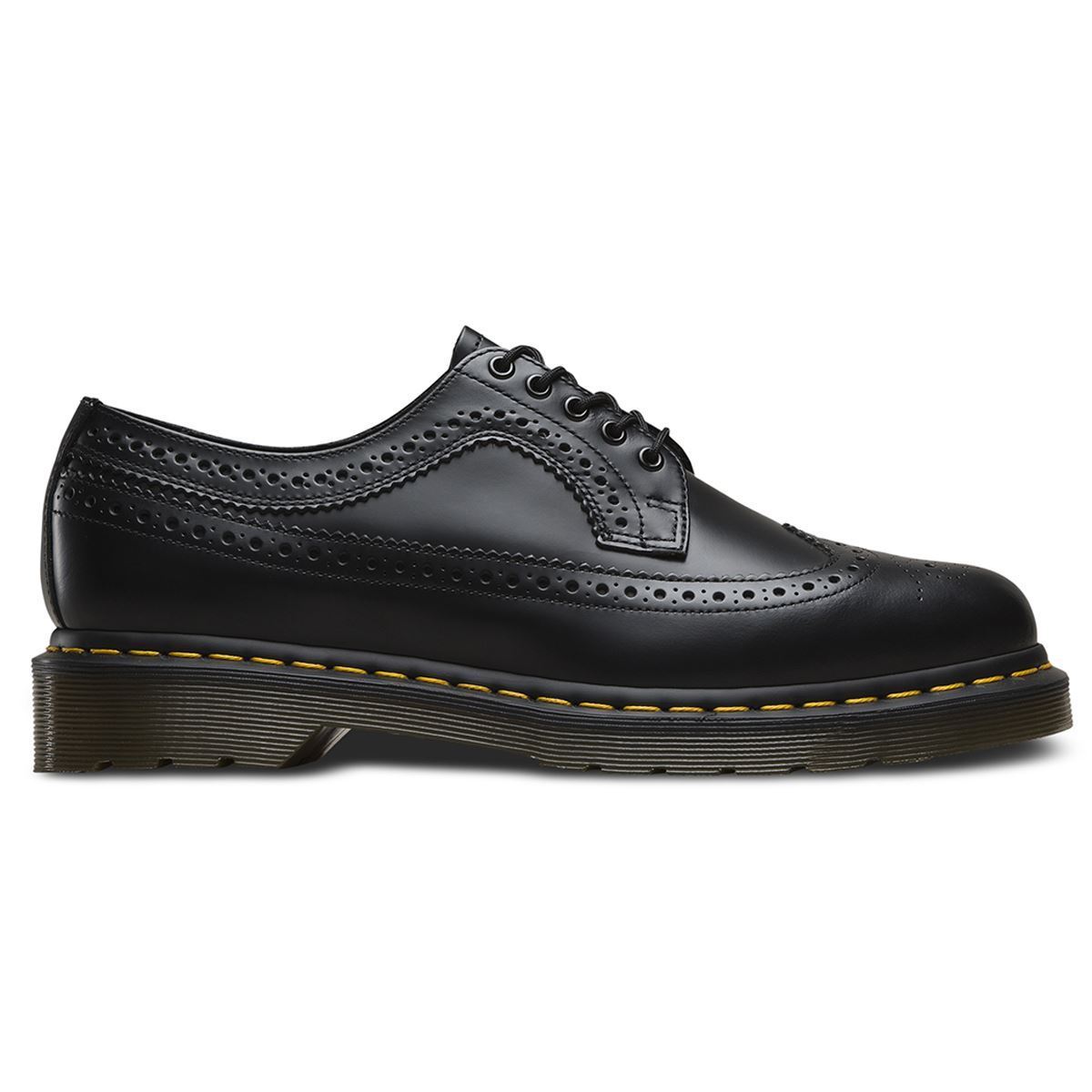 Dr. Martens 3989 Smooth Leather Women's Brogue Shoes#color_black