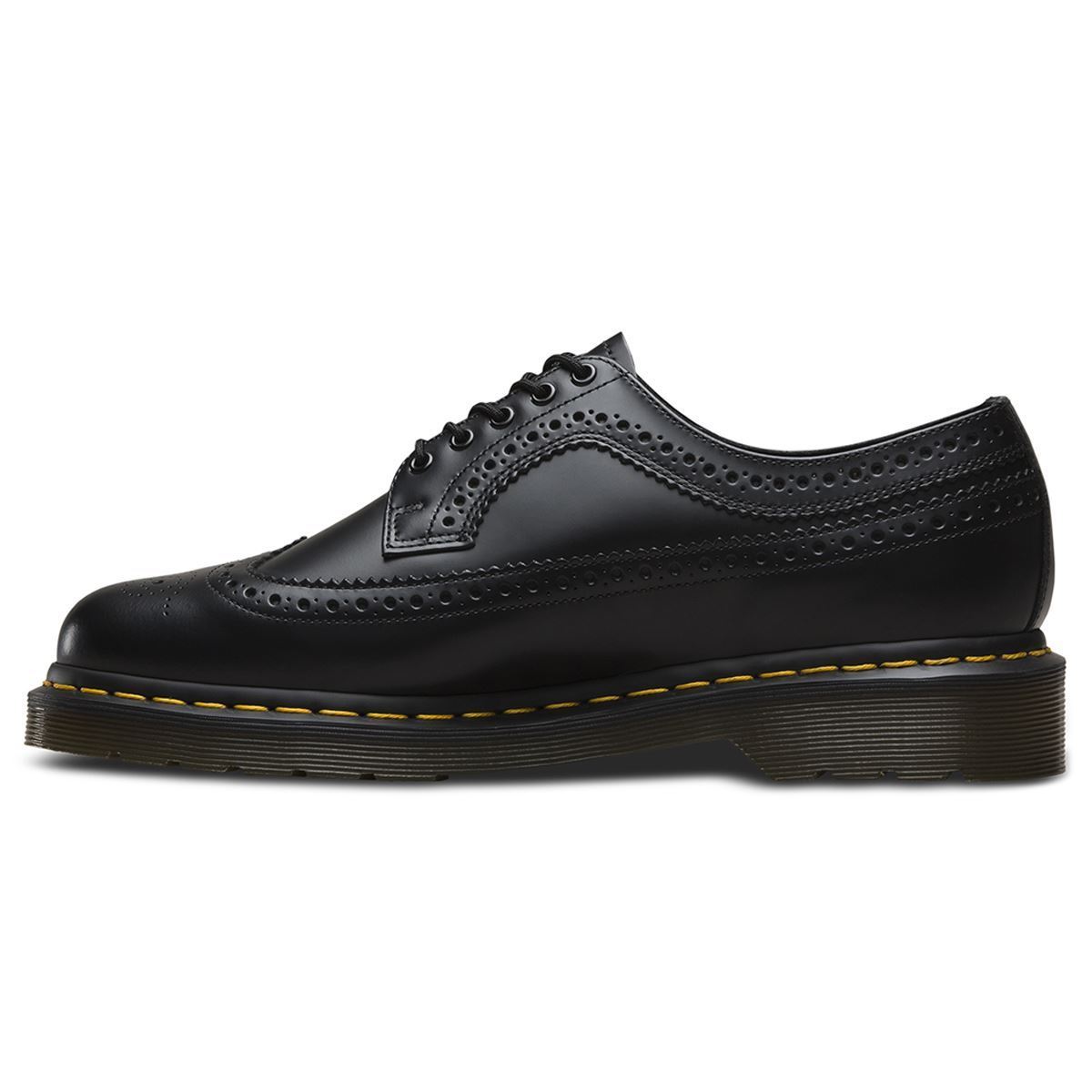 Dr. Martens 3989 Smooth Leather Women's Brogue Shoes#color_black