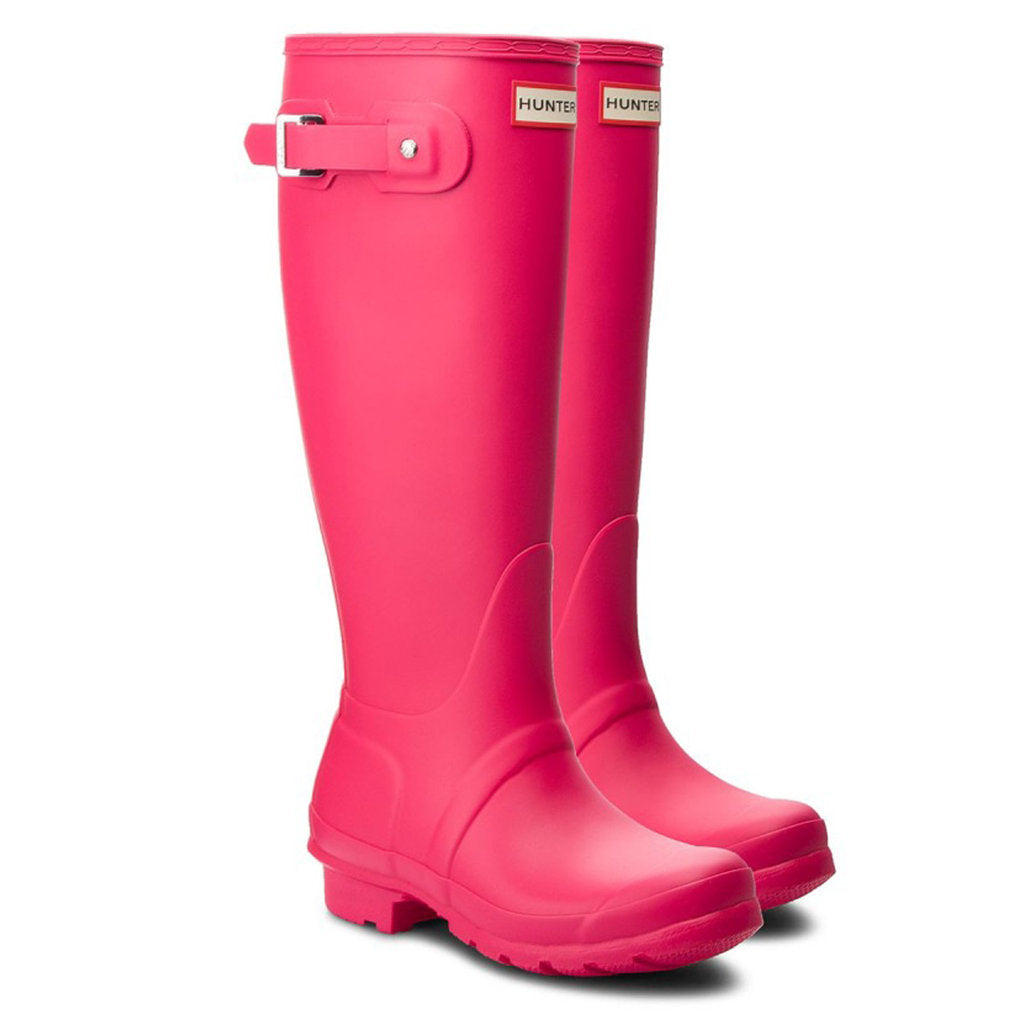 Hunter Original Tall Rubber Womens Boots#color_bright pink