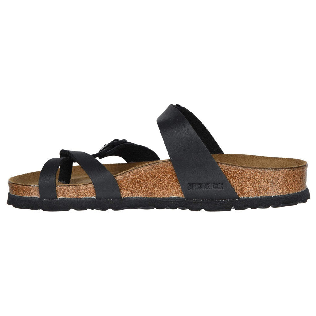 Birkenstock Mayari Birko Flor Unisex Slip-on Sandals#color_black