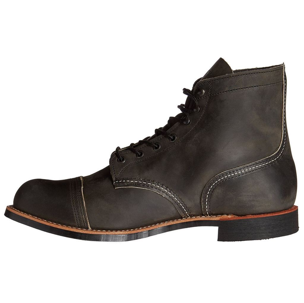 Red Wing Iron Ranger 6 Inch Men's Ankle Boots#color_charcoal