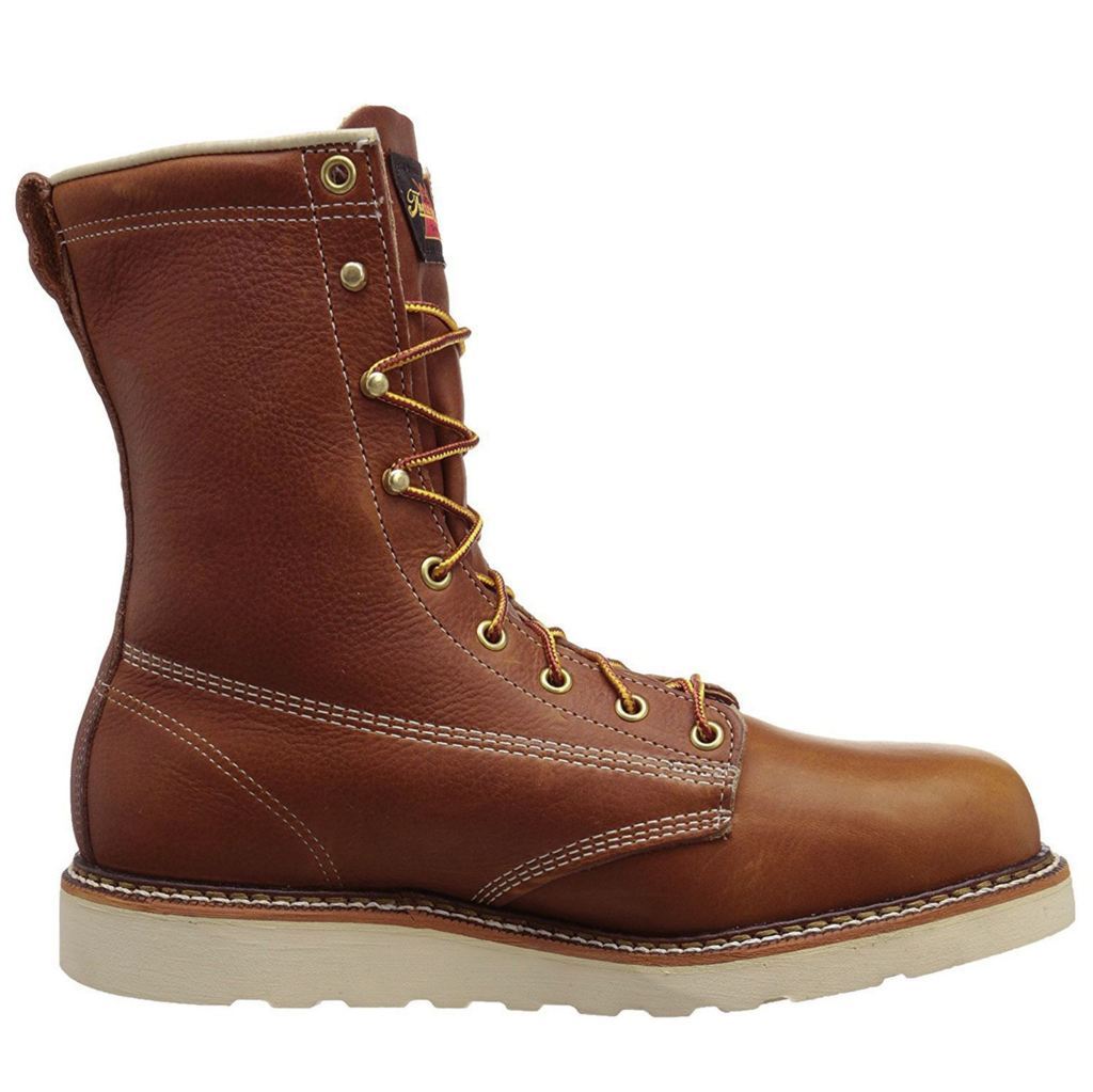 Thorogood American Heritage 8 Inch Wedge Men's Safety Toe Boots#color_tobacco