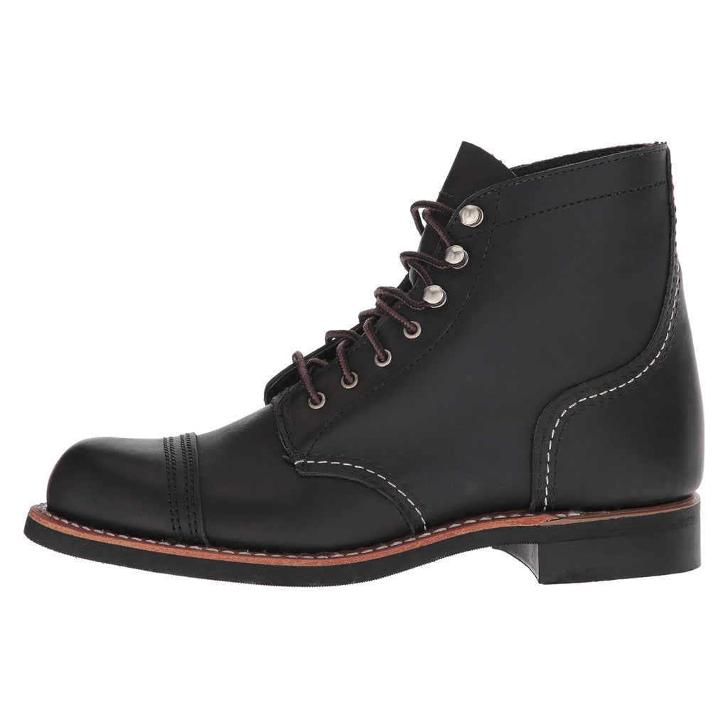 Red Wing Iron Ranger Leather Women's Ankle Boots#color_black