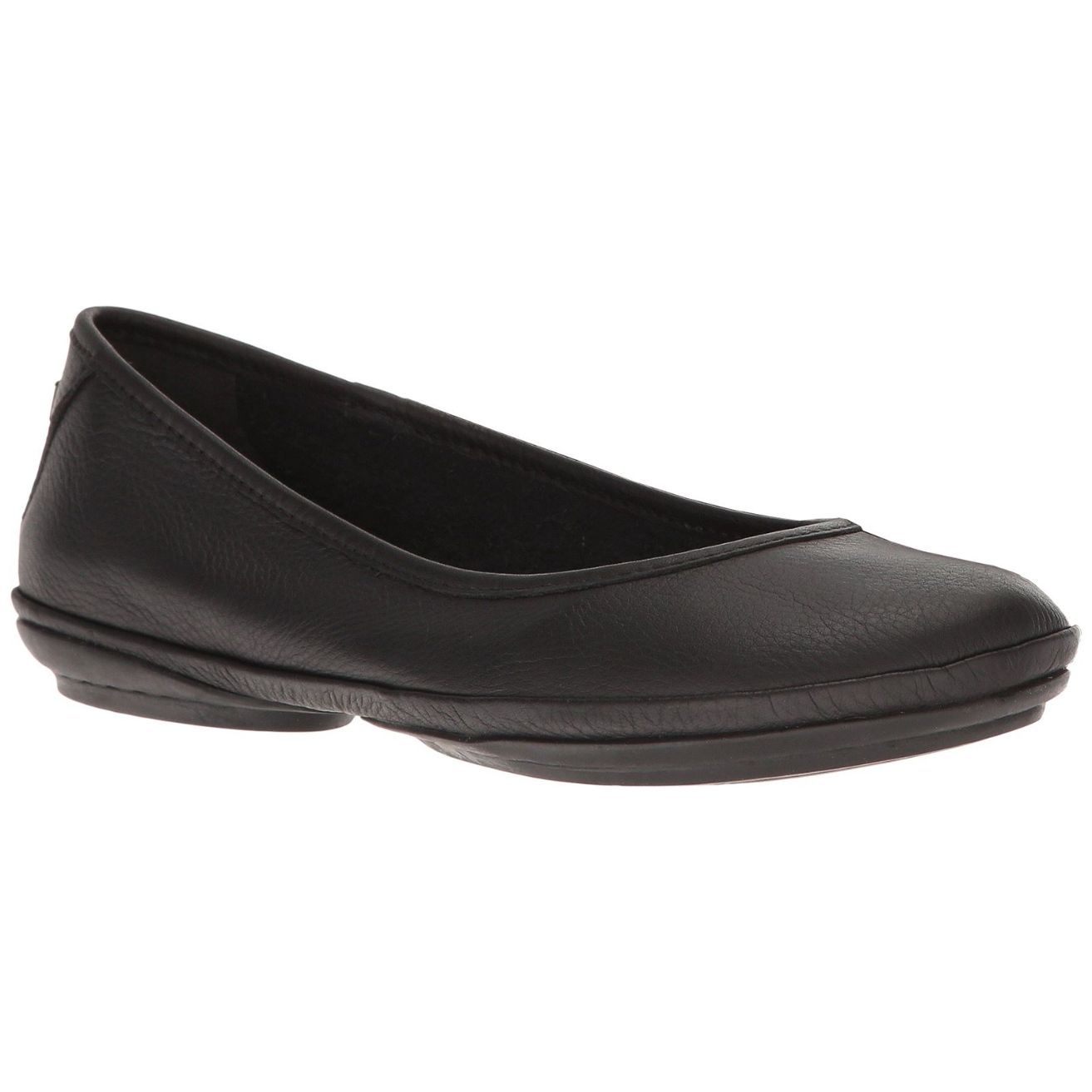 Camper Right Leather Women's Slip-On Shoes#color_black