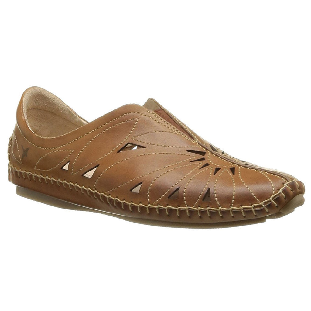 Pikolinos Jerez 578-7399 Leather Womens Shoes#color_brandy