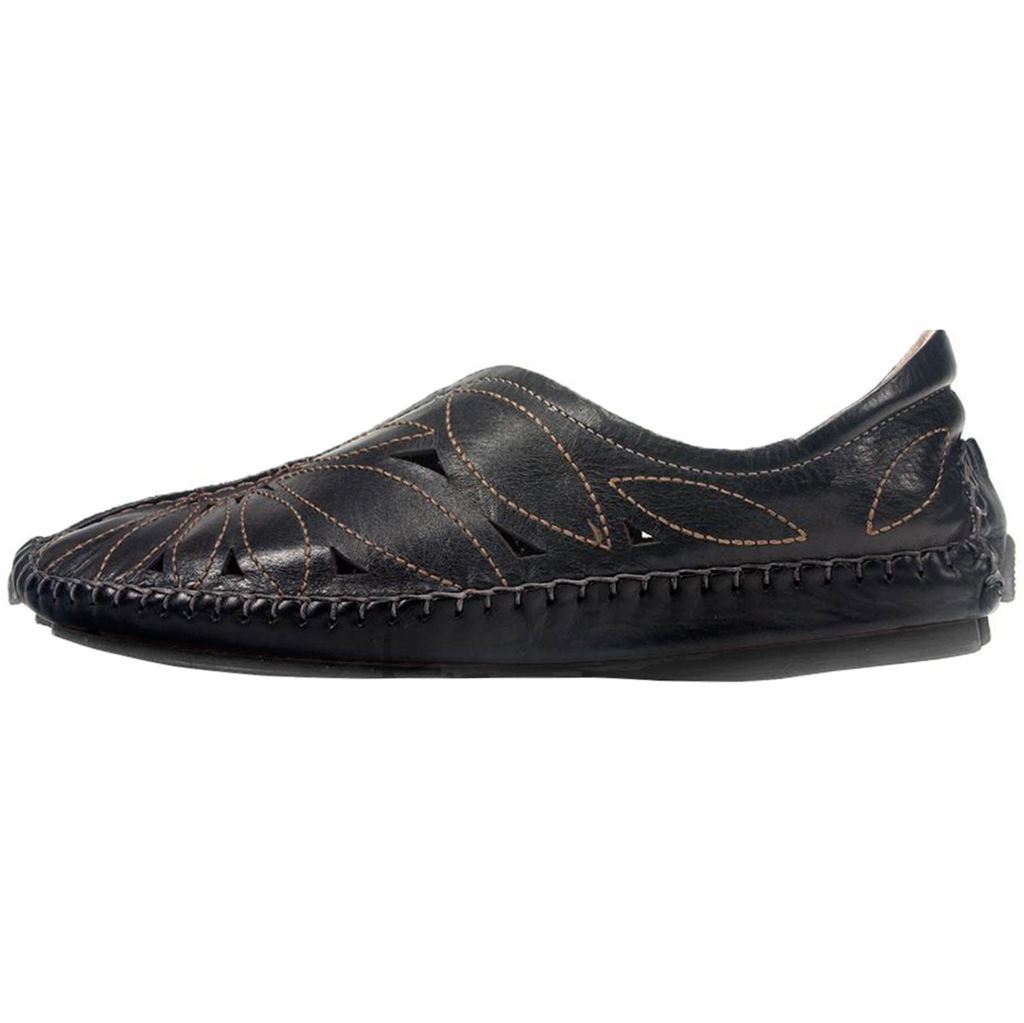 Pikolinos Jerez 578-7399 Leather Womens Shoes#color_black
