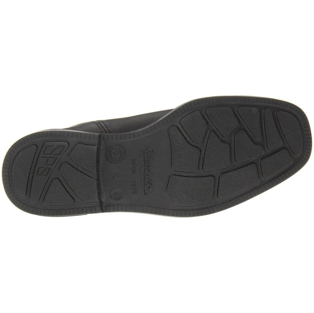 Blundstone 063 Black Unisex Leather Slip-On Square-toe Chelsea Boots - UK 9