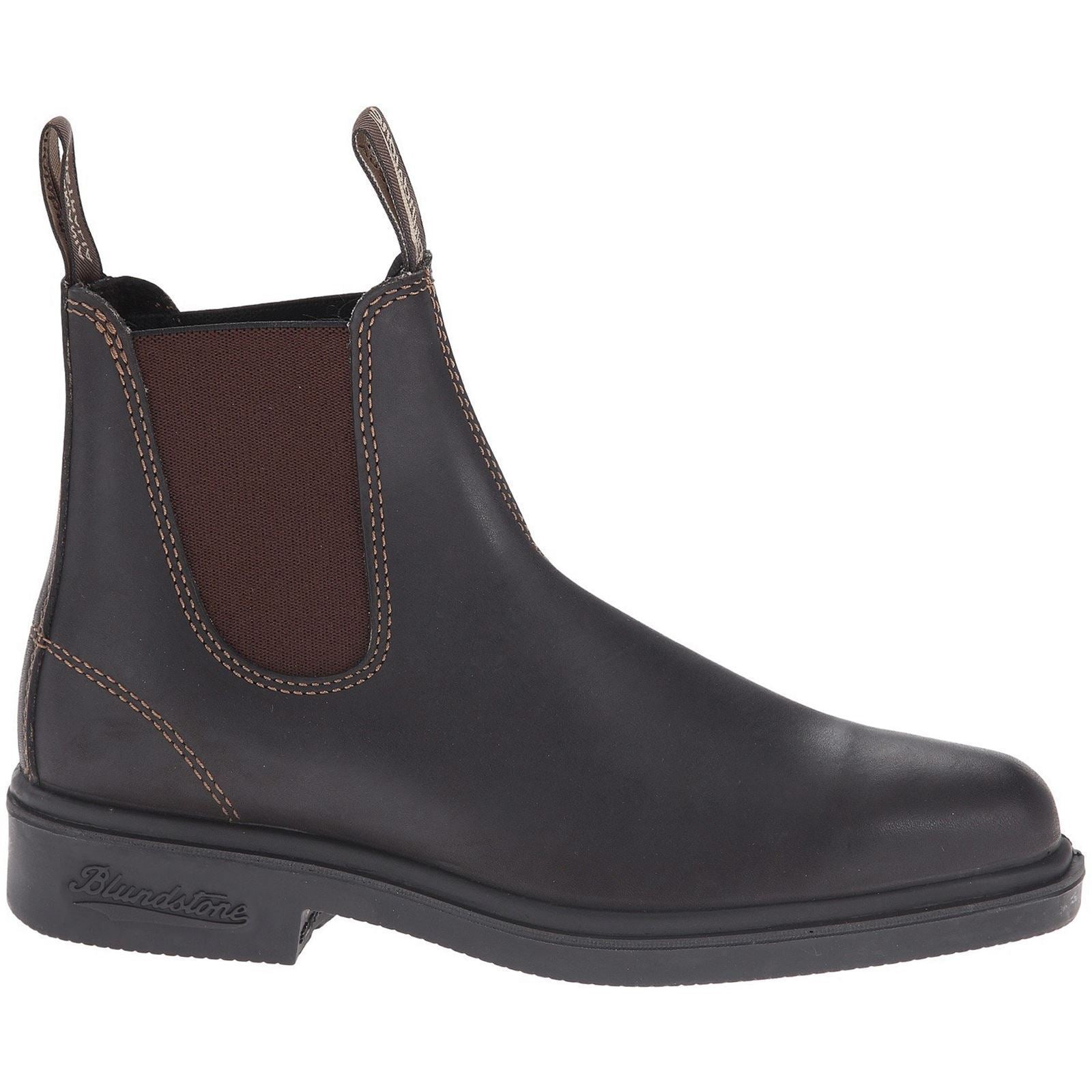 Blundstone 062 Water-Resistant Leather Unisex Chelsea Boots#color_stout brown