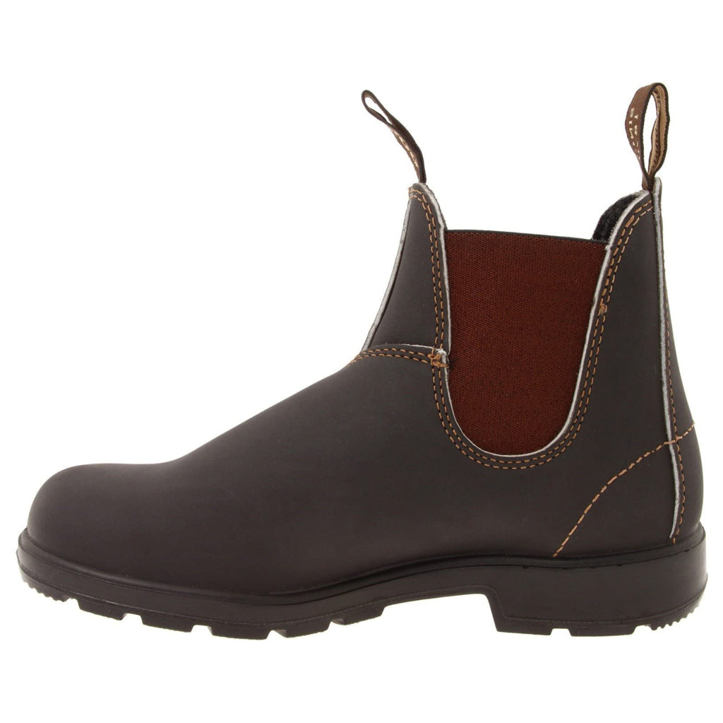 Blundstone 500 Water-Resistant Leather Unisex Chelsea Boots#color_stout brown