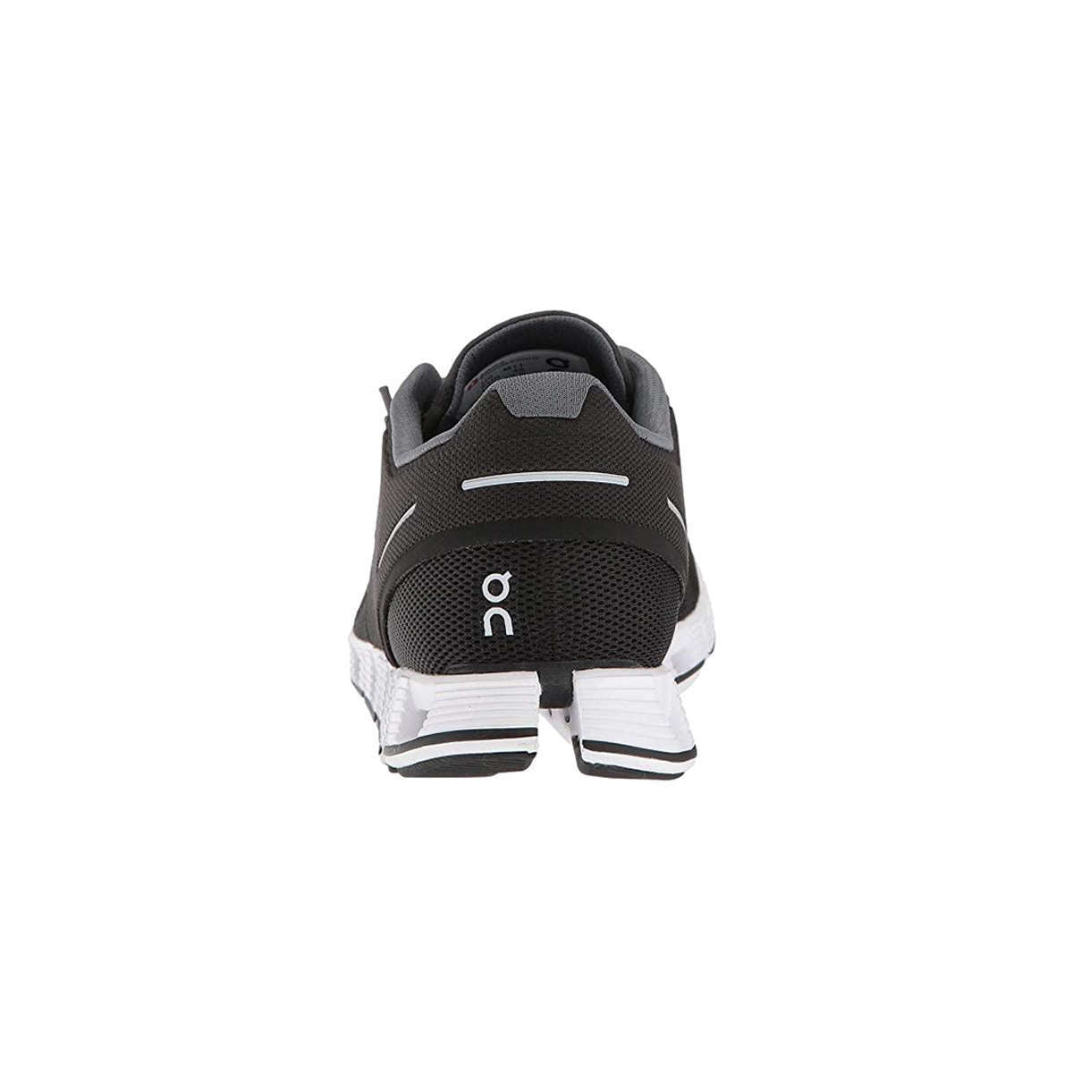 On Running Cloud Black White Men's Mesh Low-Top Trainers#color_black white