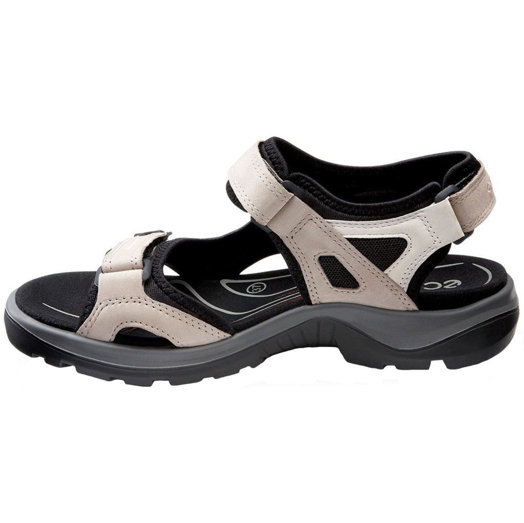Ecco Offroad Atmosphere Ice White Mens Nubuck Strappy Activity Sport Sandals - UK 4-4.5