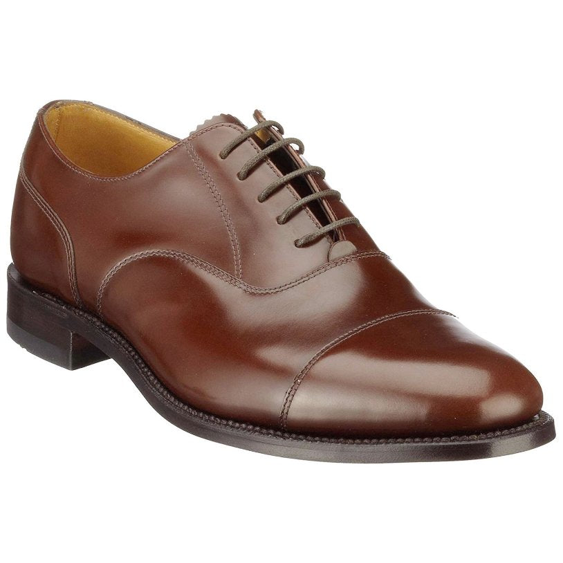 Loake 200 Polished Leather Men's Dress Shoes#color_brown