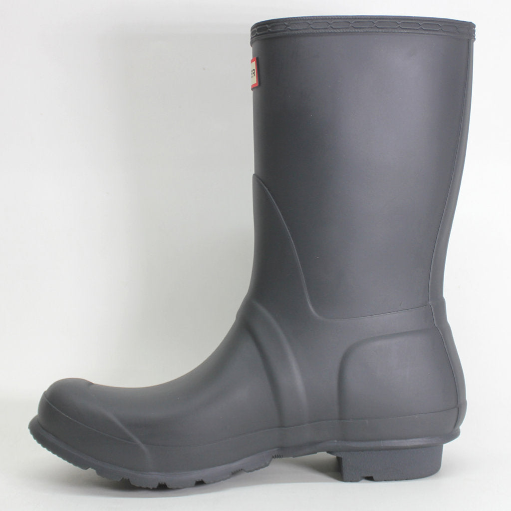 Hunter Original Short WFS1000RMA-DSL Rubber Womens Boots - Dark Slate - UK 8