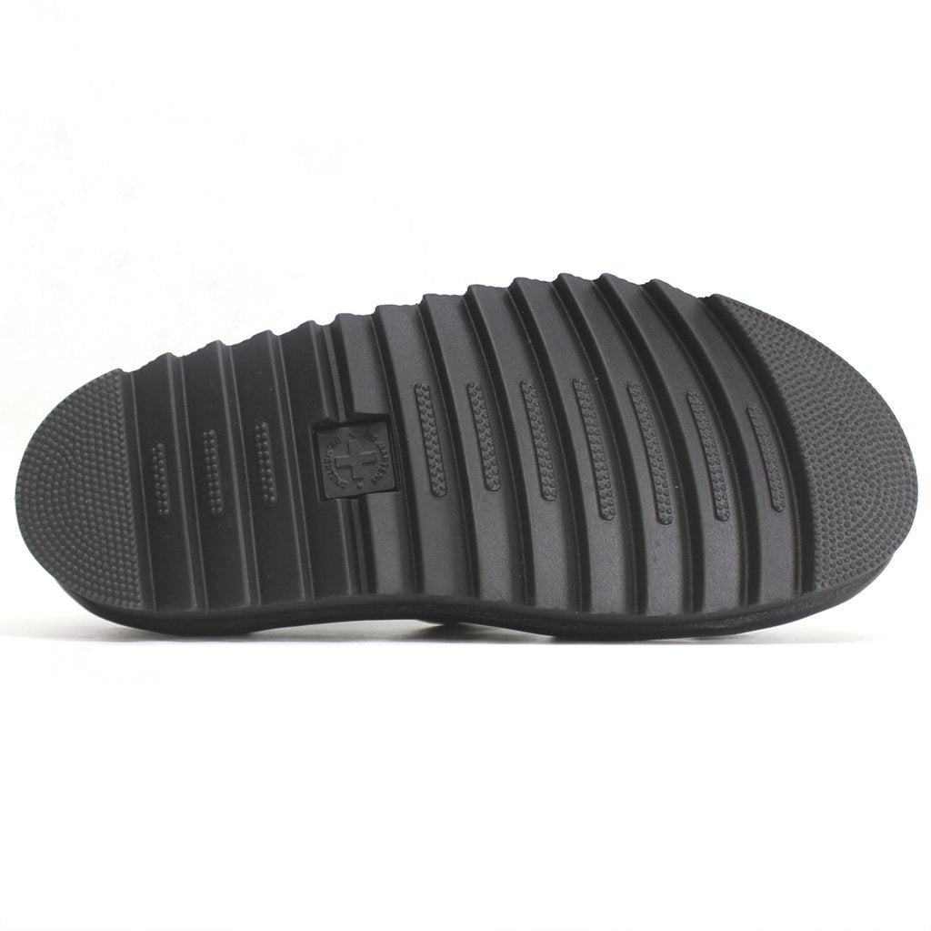 Dr. Martens Vegan Blaire Synthetic Leather Womens Sandals#color_black