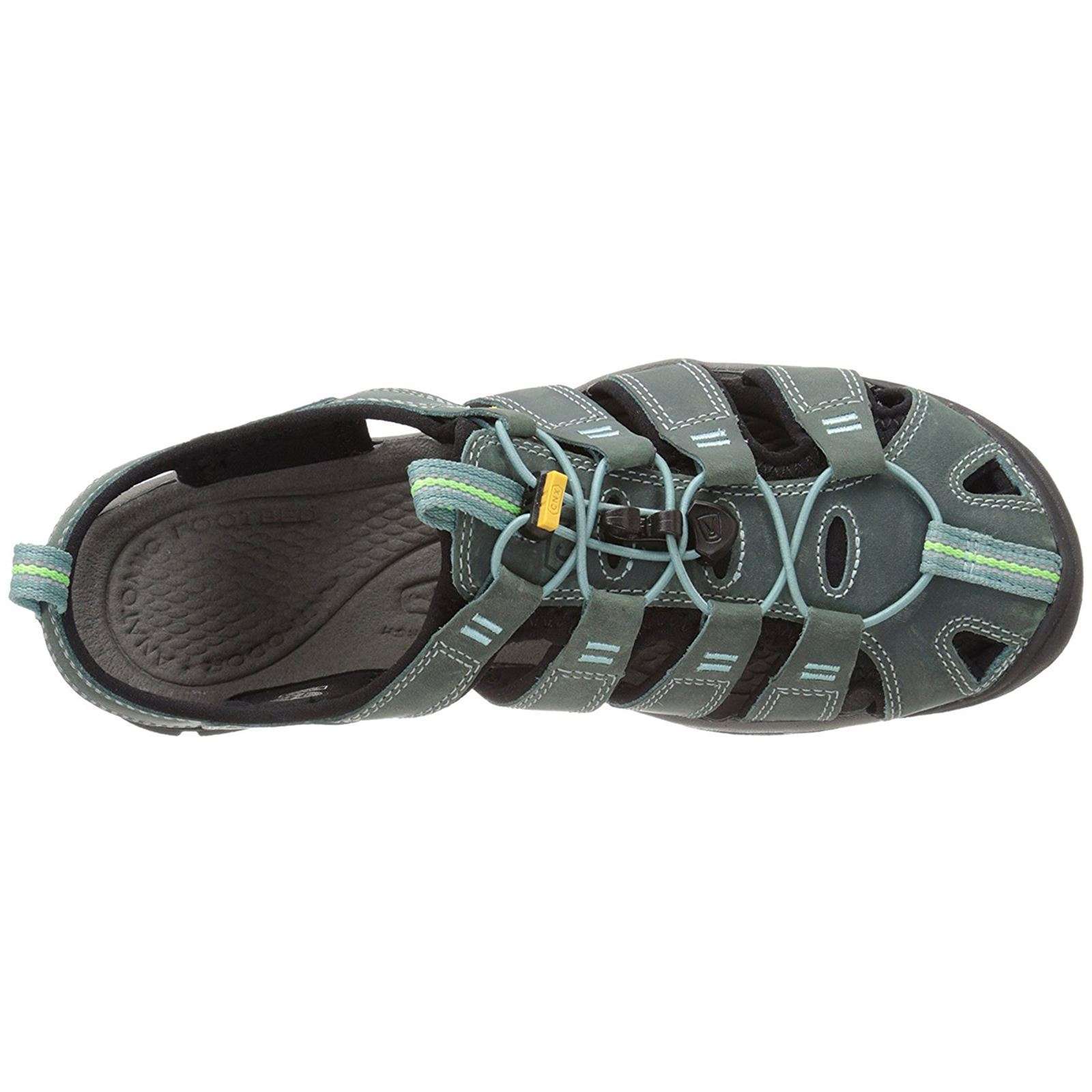 Keen Clearwater CNX Women's Waterproof Sandals#color_mineral blue yellow