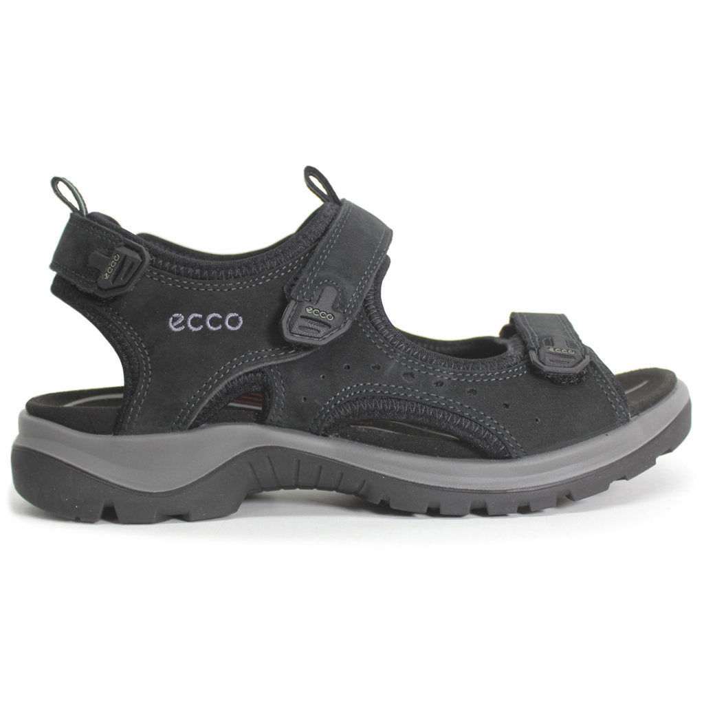 Ecco Offroad Nubuck Womens Sandals#color_black