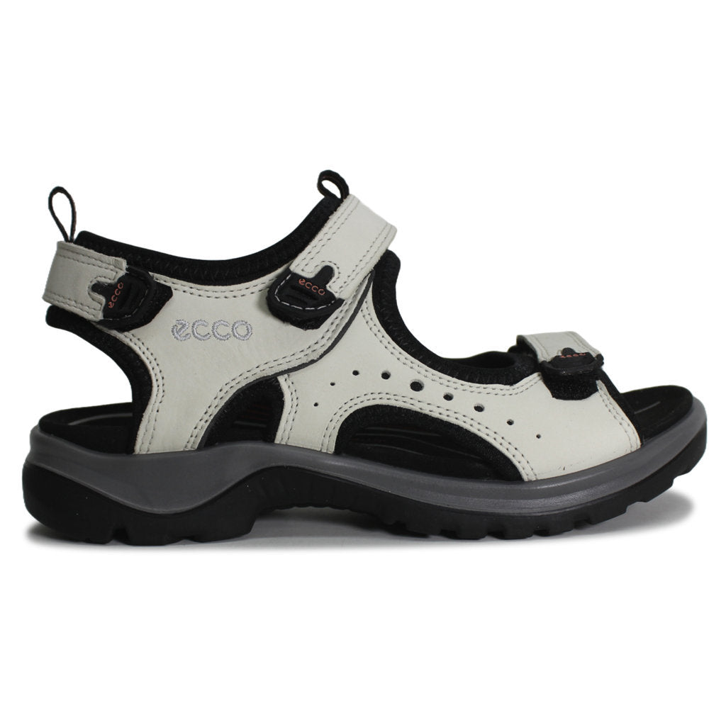 Ecco Offroad Nubuck Leather Womens Sandals#color_shadow white