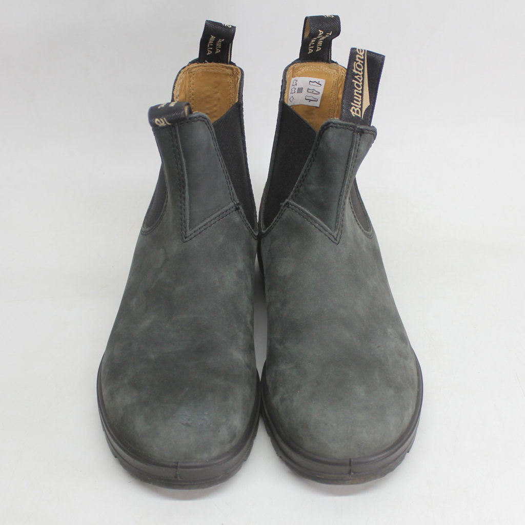 Blundstone 587 587-RUSTIC BLACK Leather Unisex Boots - Rustic Black - UK 6