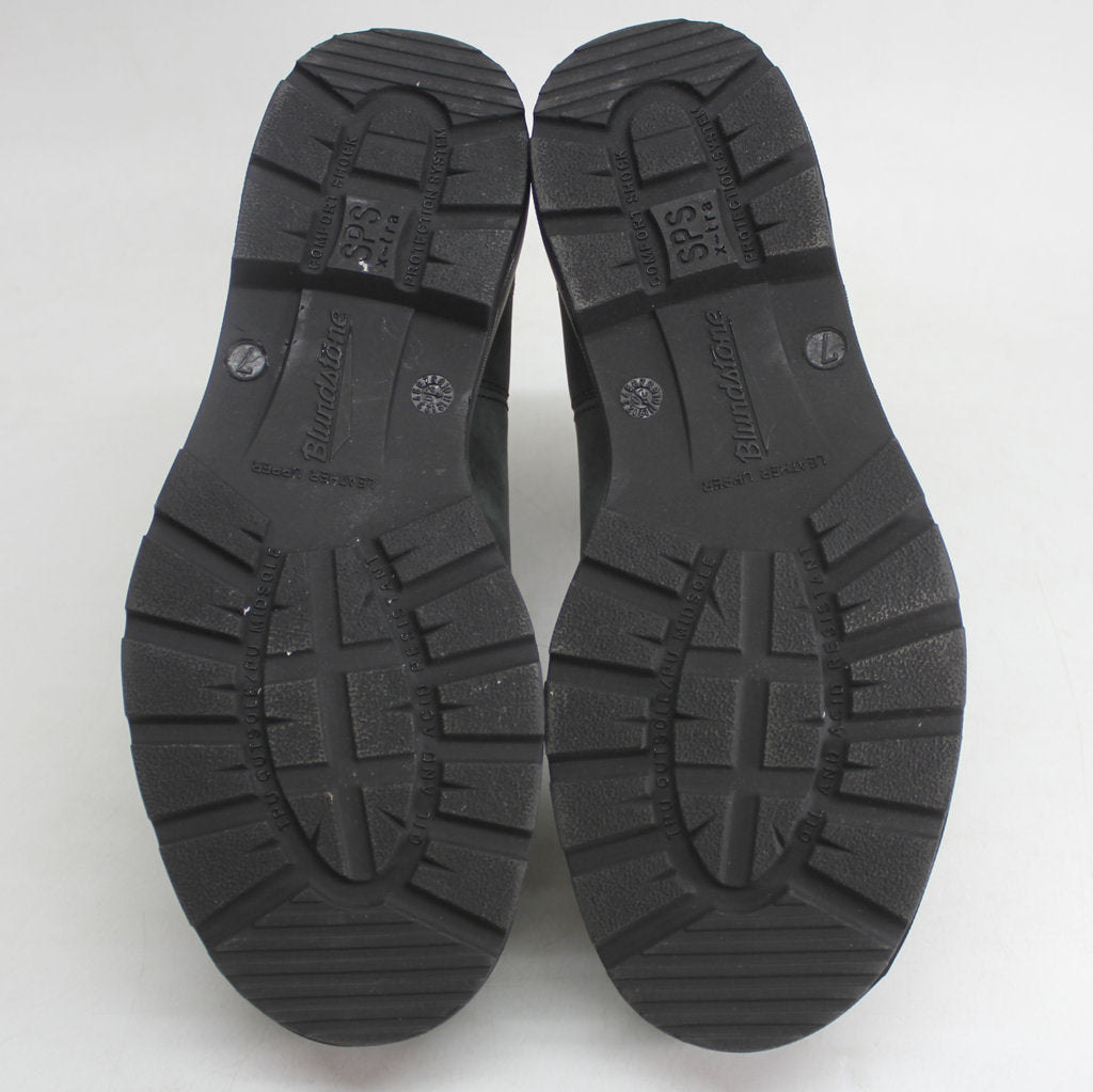 Blundstone 587 587-RUSTIC BLACK Leather Unisex Boots - Rustic Black - UK 7