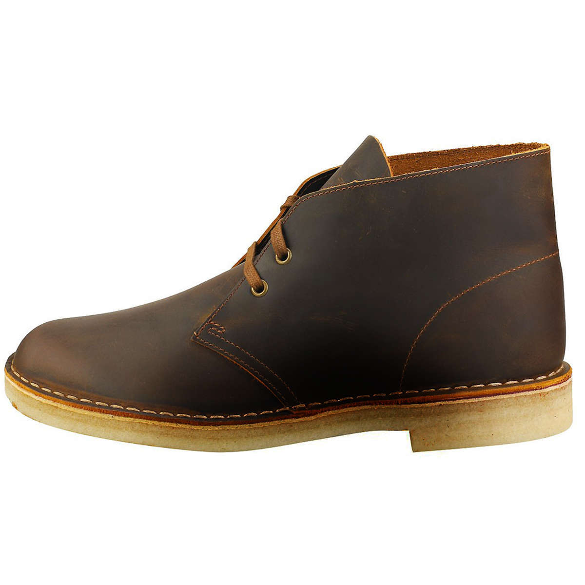 Clarks Originals Desert Boot Leather Men's Boots#color_dark beeswax