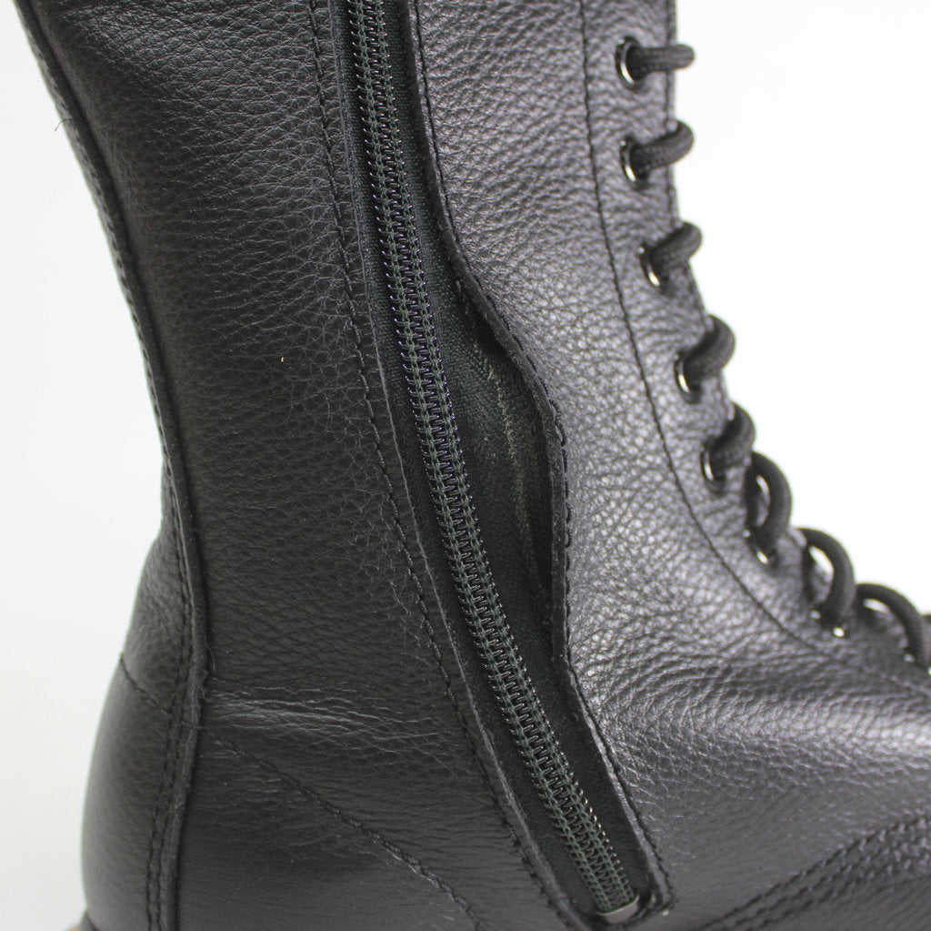 Dr. Martens Womens Boots 1B60 Lace-Up Zip-Up Knee-High Leather - UK 6.5