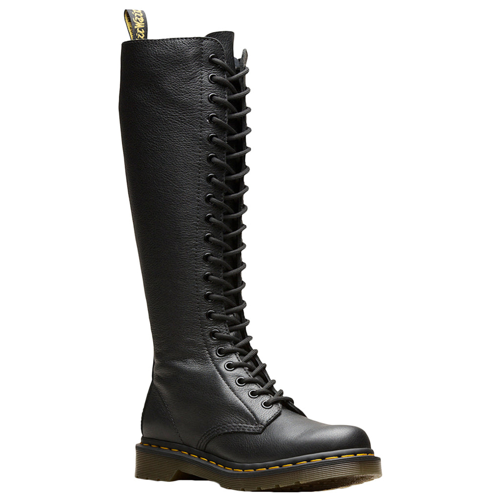 Dr. Martens 1B60 Virginia Leather Women's Knee-High Boots#color_black