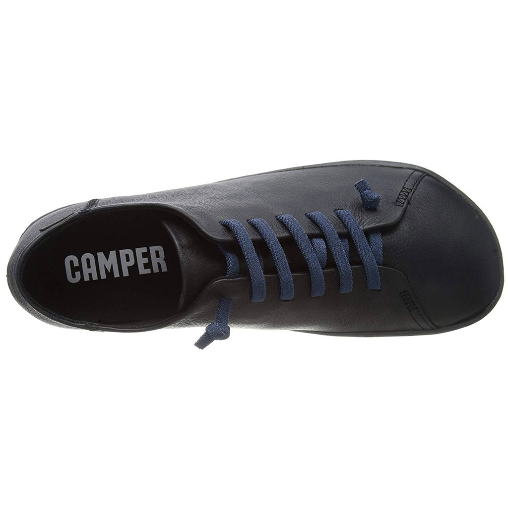 Camper Peu Calfskin Leather Men's Barefoot Trainers#color_black black