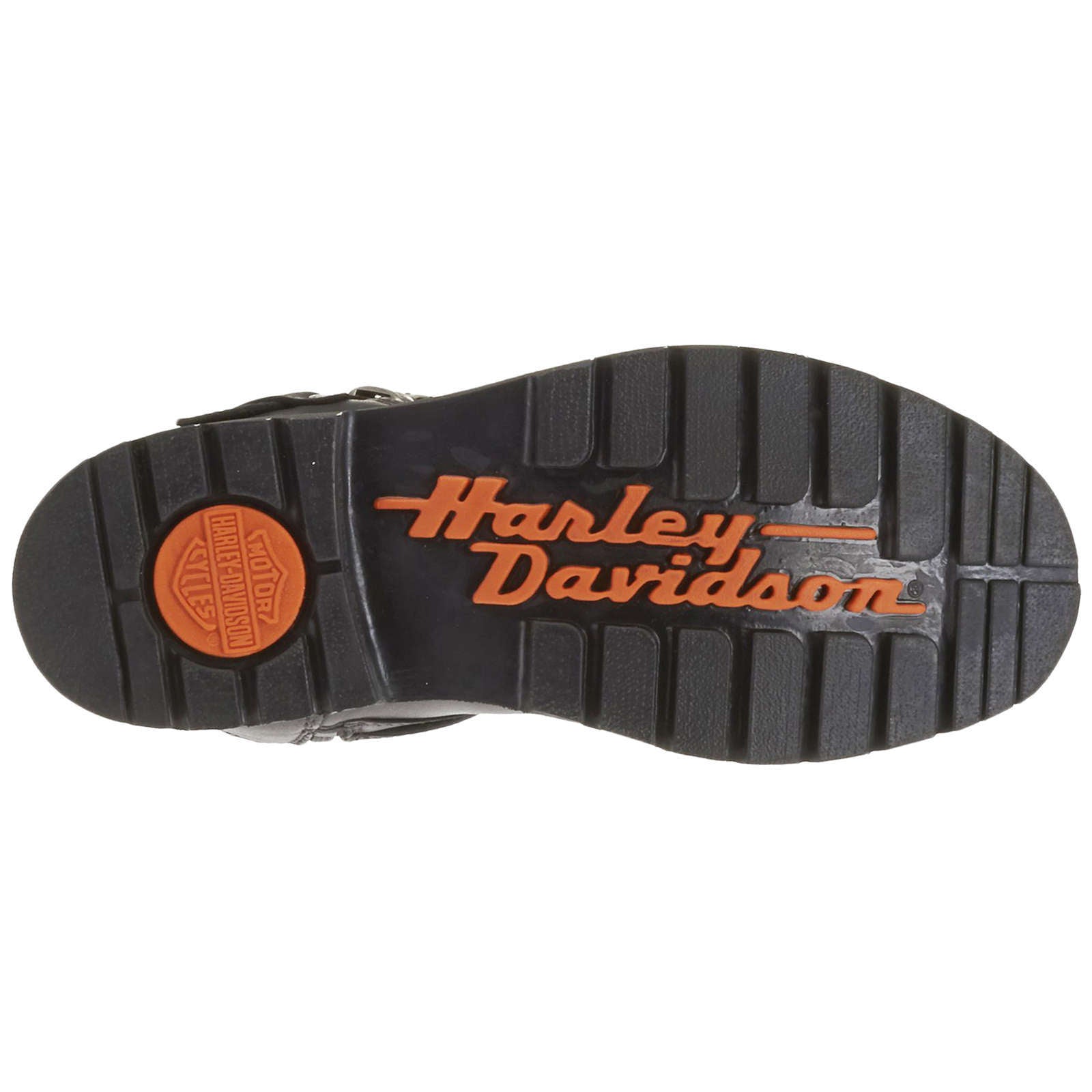 Harley Davidson Booker Full Grain Leather Men's Riding Boots#color_black