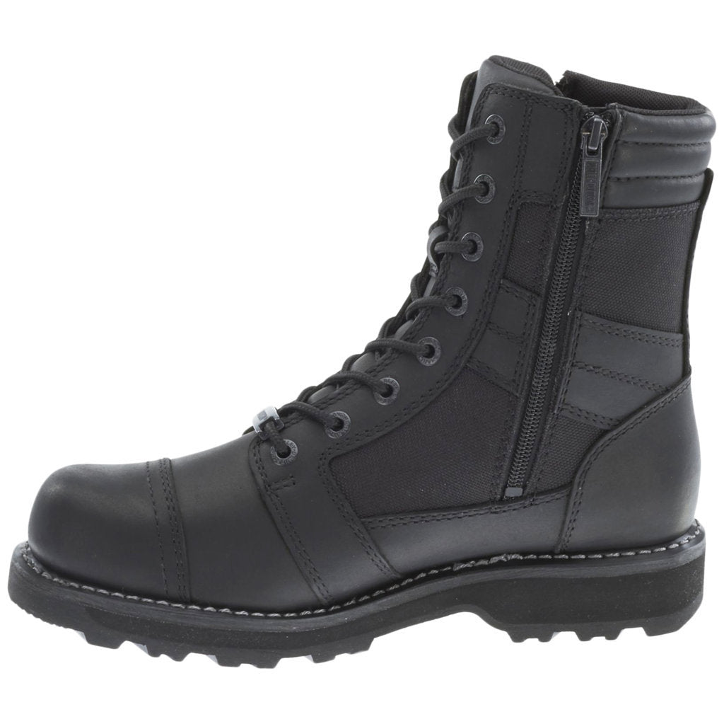 Harley Davidson Boxbury Full Grain Leather Men's Riding Boots#color_black