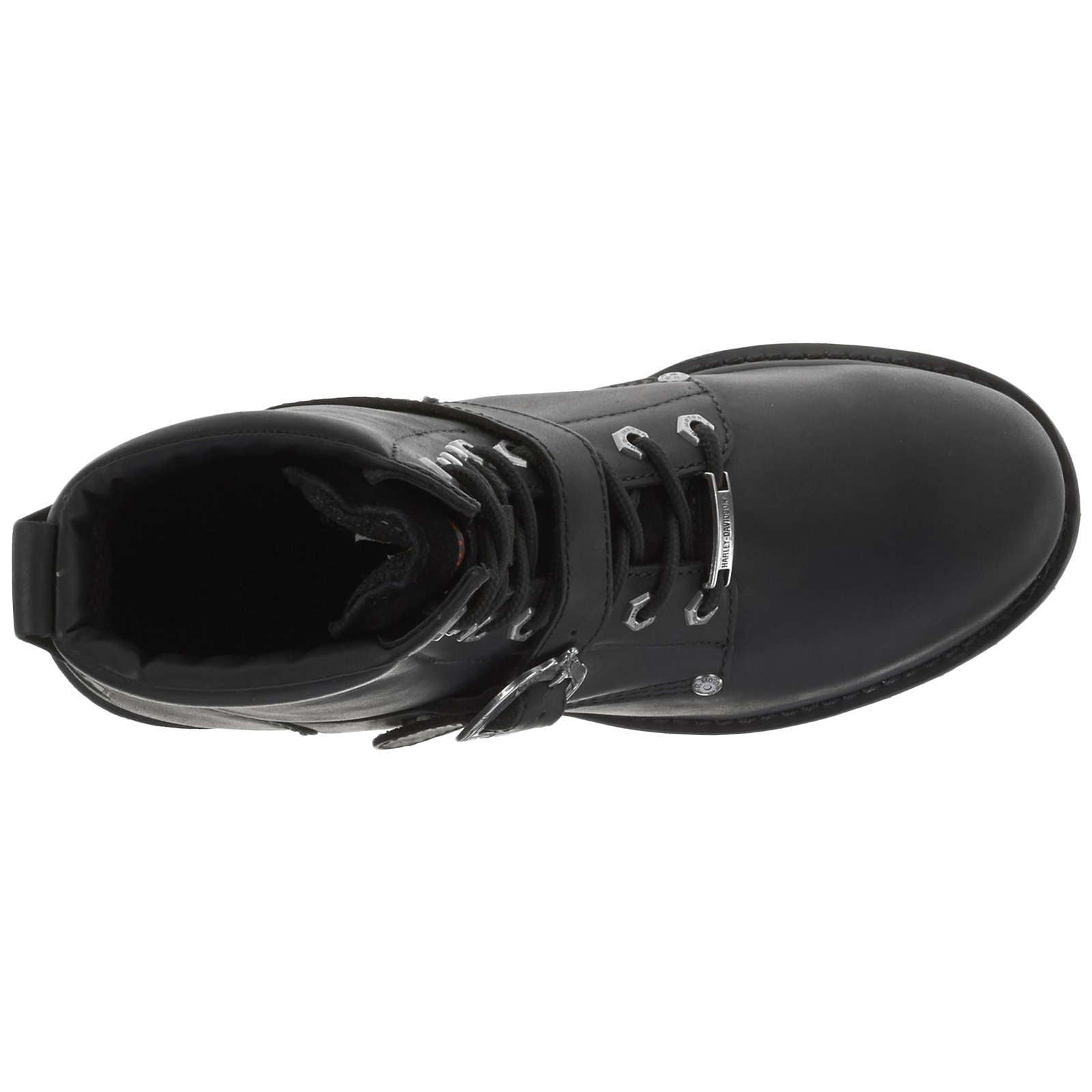 Harley Davidson Faded Glory Full Grain Leather Men's Riding Boots#color_black