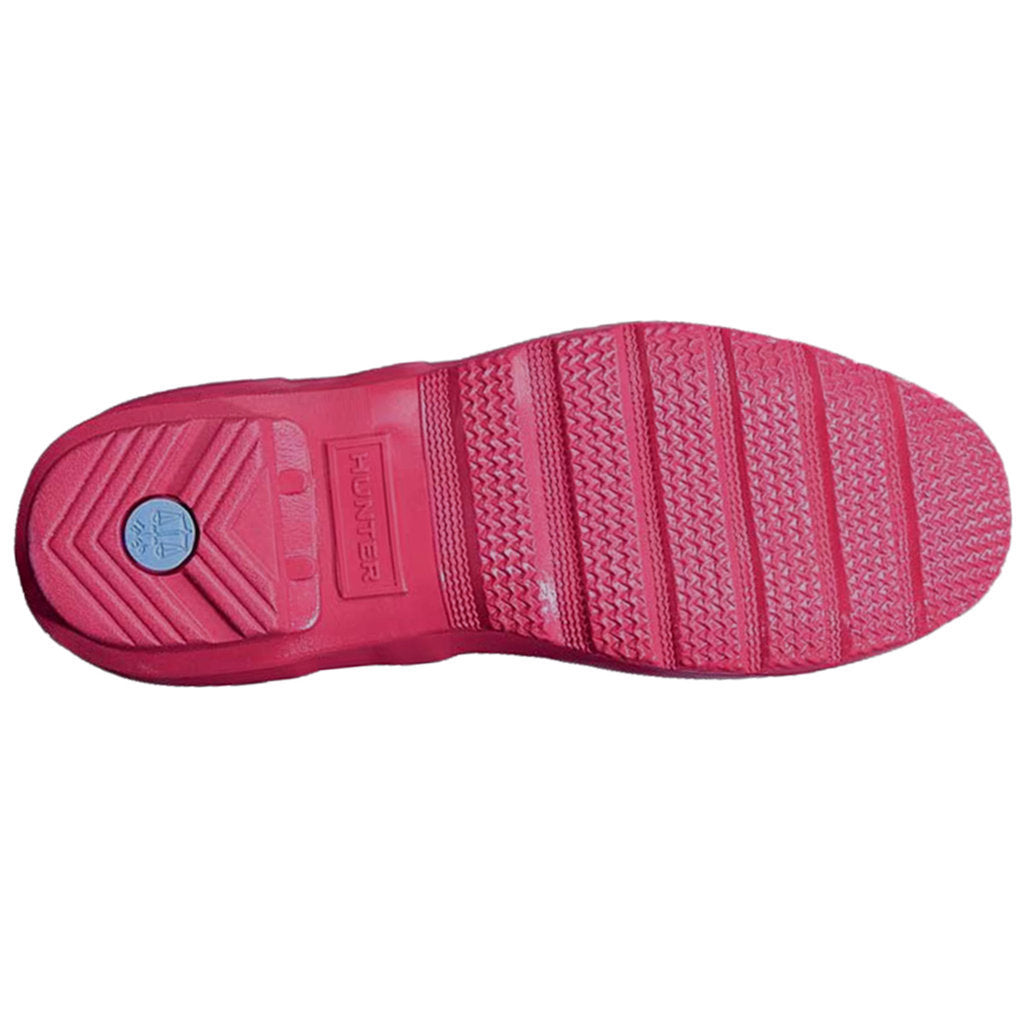 Hunter Original Gloss Rubber Women's Short Wellington Boots#color_bright pink