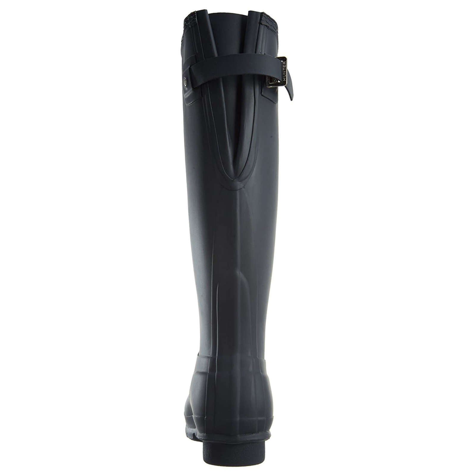 Hunter Original Back Adjustable Rubber Women's Tall Wellington Boots#color_navy