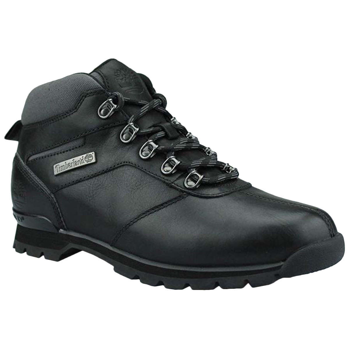 Timberland Splitrock 2 Leather Textile Mens Boots#color_black