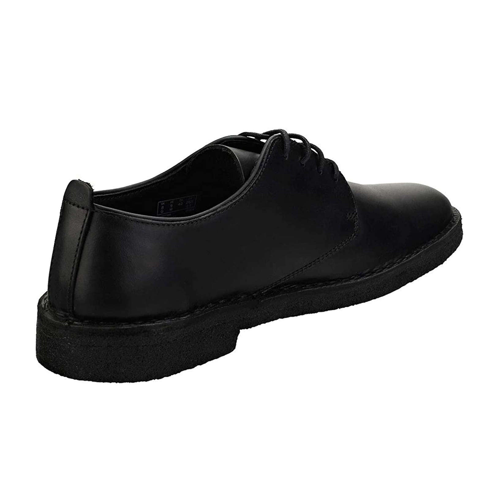 Clarks Originals Desert London Leather Men's Shoes#color_black