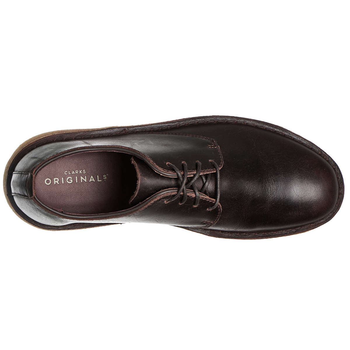 Clarks Originals Desert London Leather Men's Shoes#color_chestnut