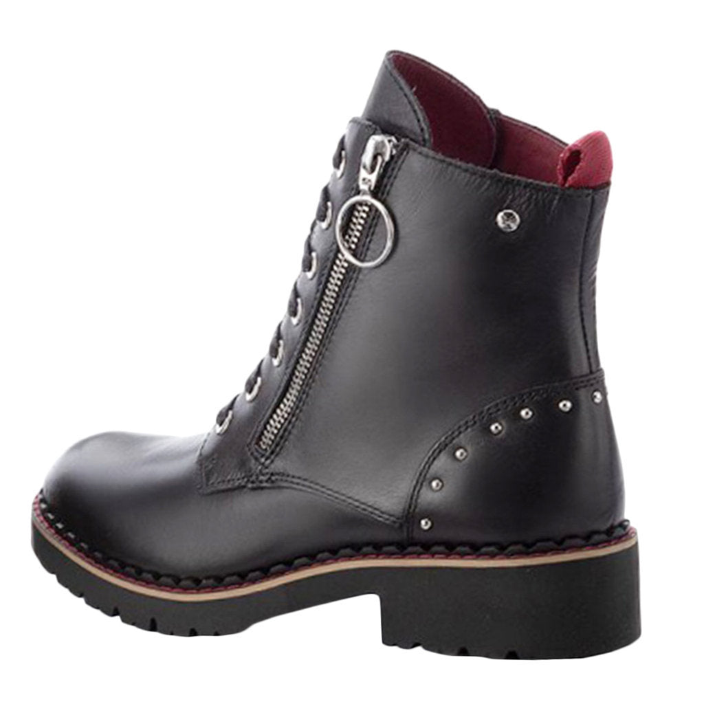 Pikolinos Vicar Leather Womens Boots#color_black