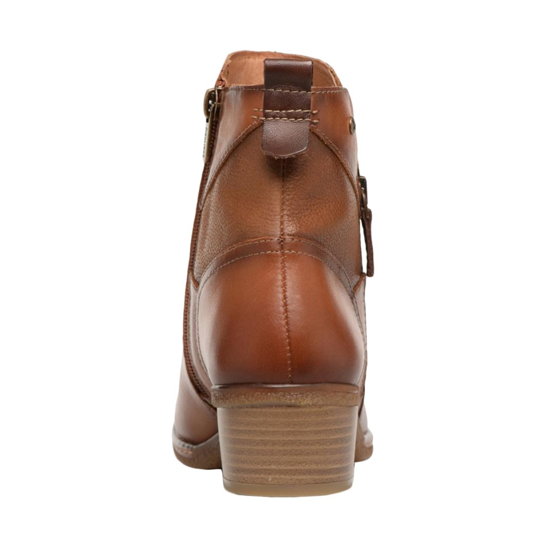 Pikolinos Zaragoza Leather Womens Boots#color_brandy