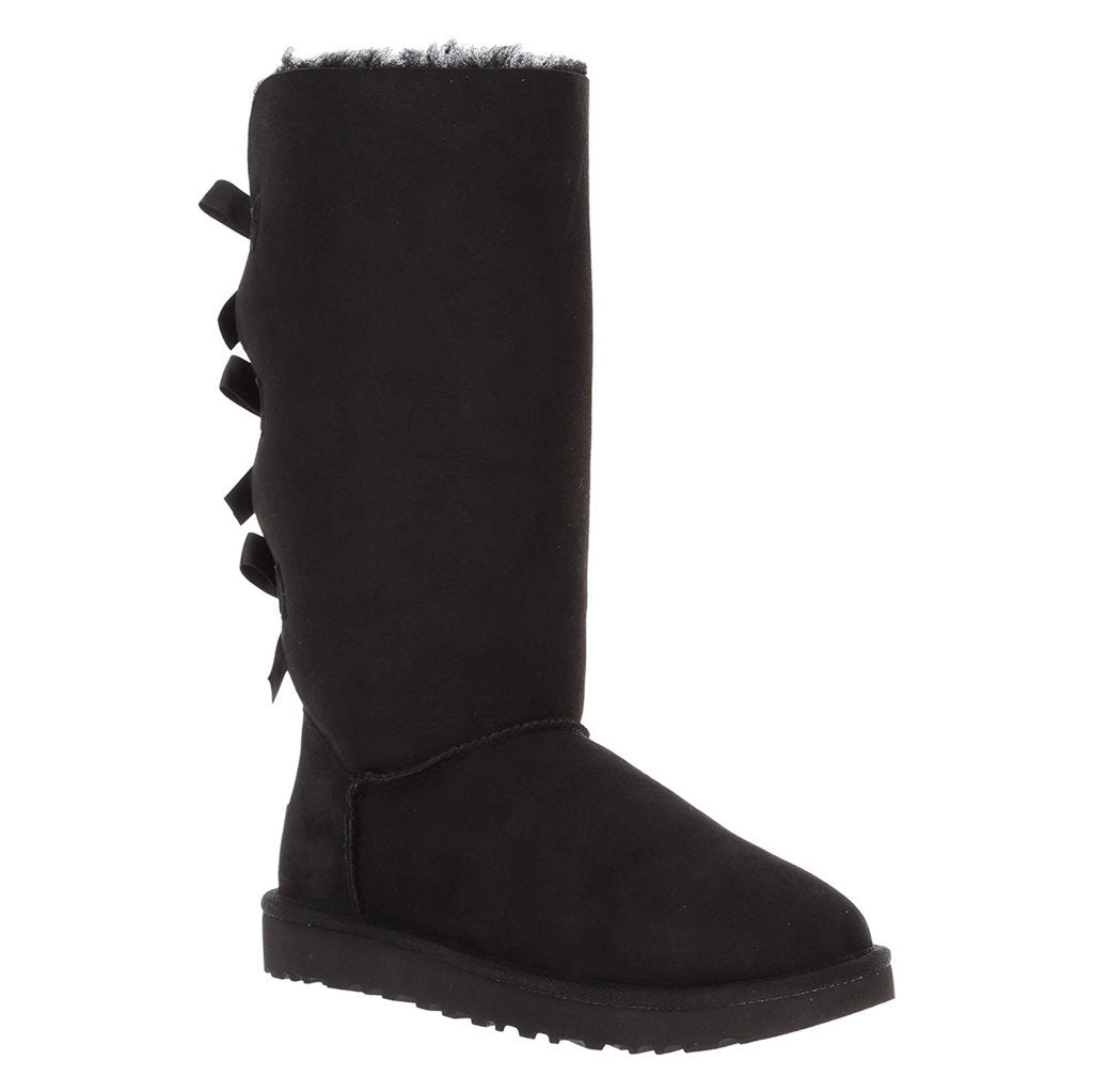 UGG Bailey Bow II Water Resistant Suede Sheepskin Women's Tall