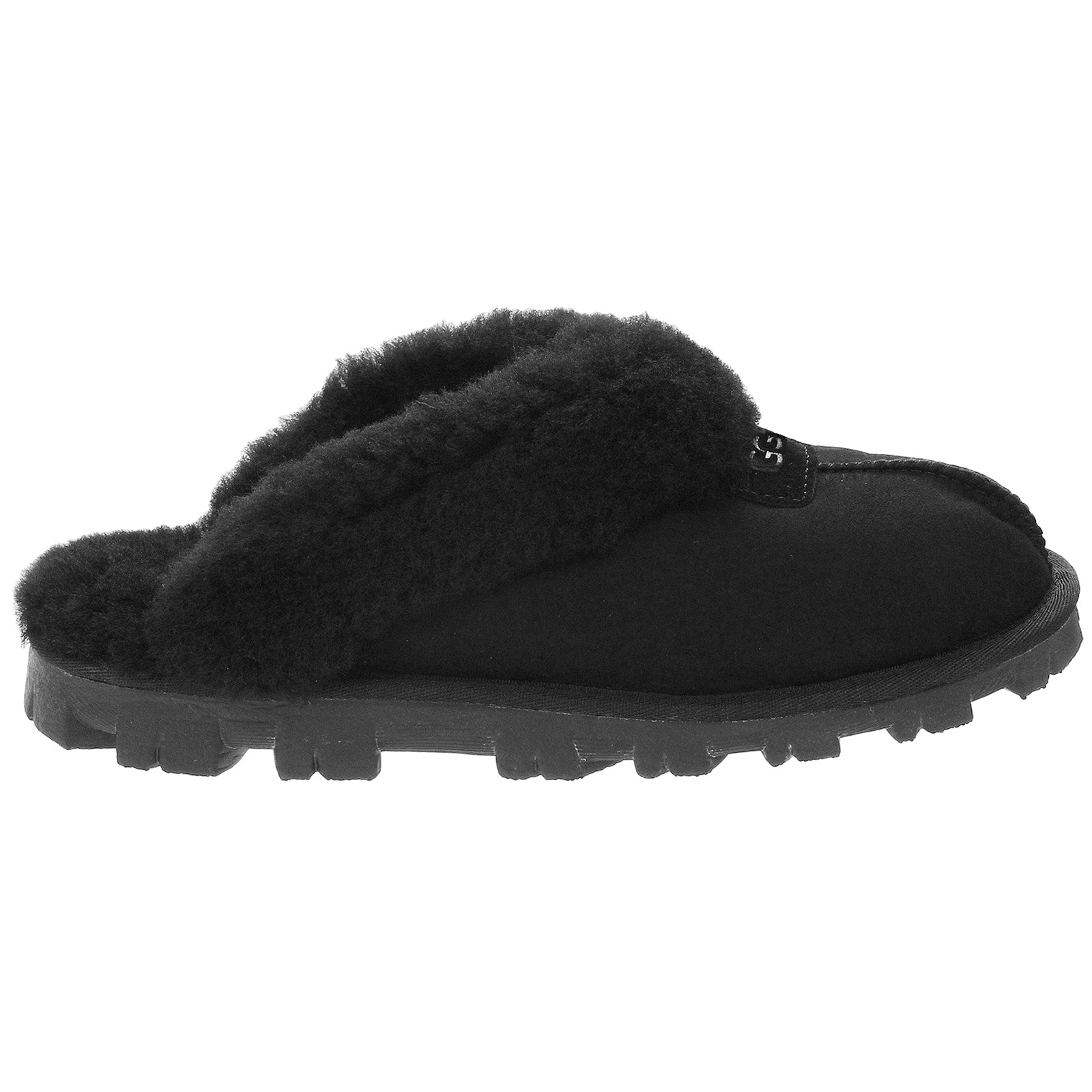 UGG Coquette Sheepskin Women's Slippers#color_black