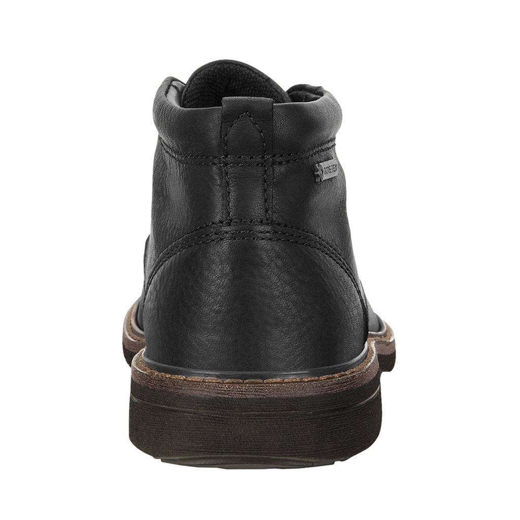 Ecco Turn Leather Mens Boots#color_black