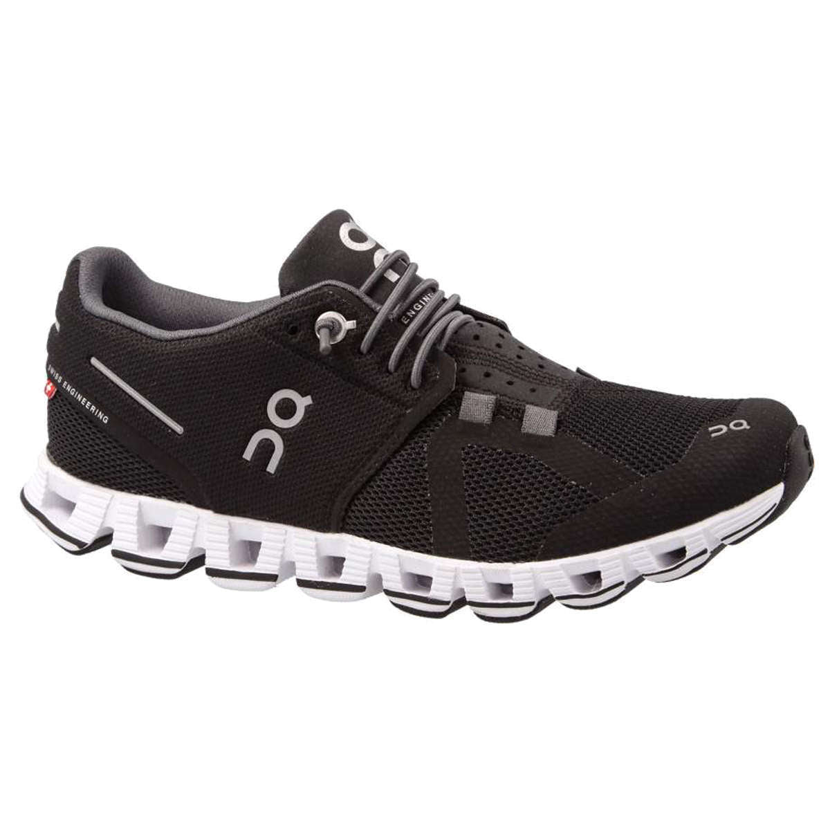 On Running Cloud Mesh Women's Low-Top Trainers#color_black white