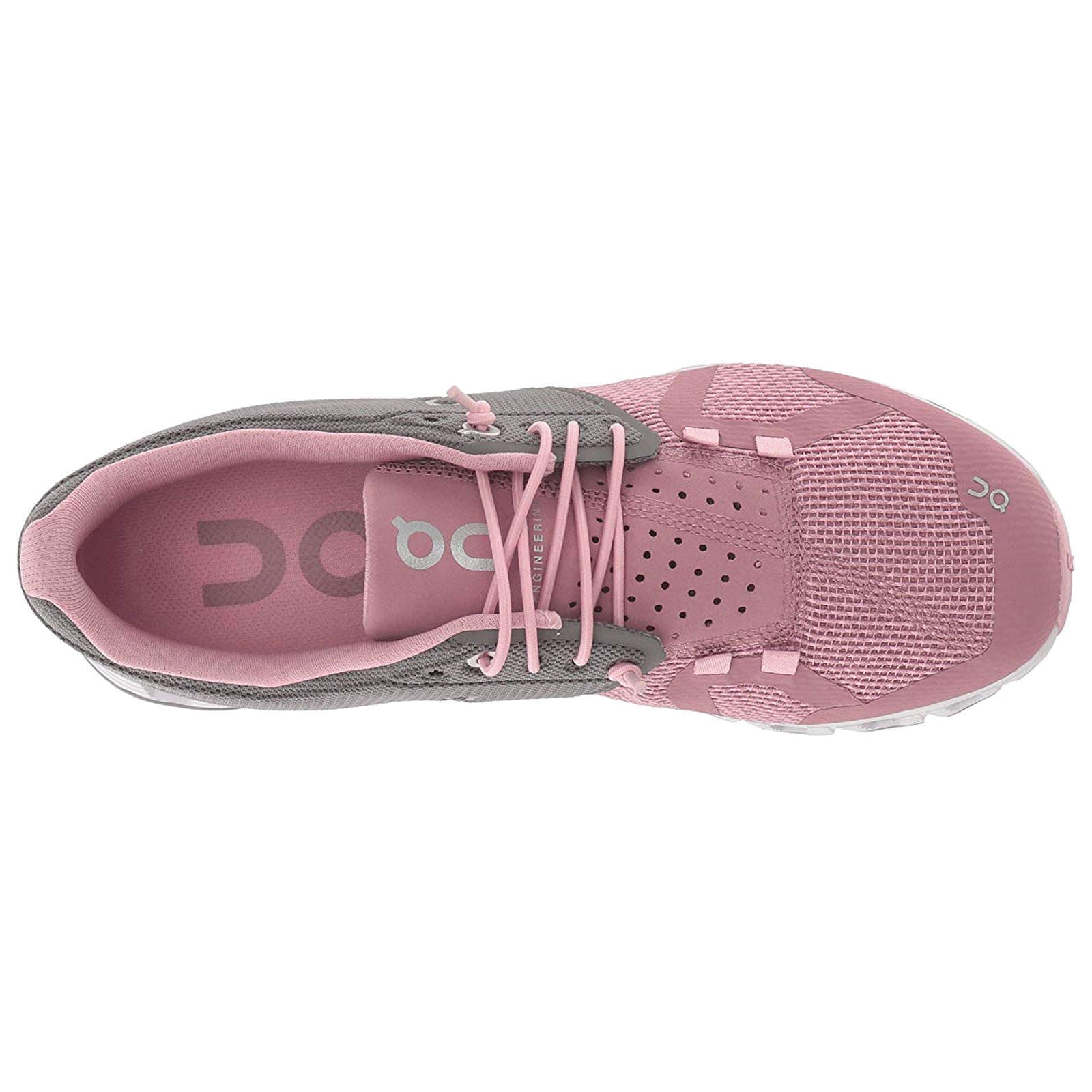 On Running Cloud Mesh Women's Low-Top Trainers#color_charcoal rose