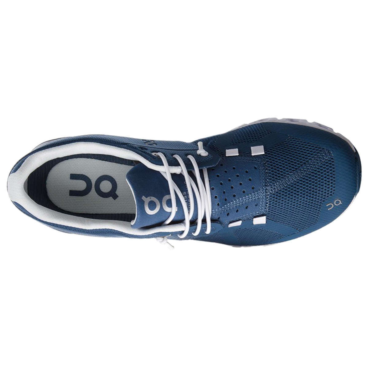 On Running Cloud Mesh Women's Low-Top Trainers#color_denim white