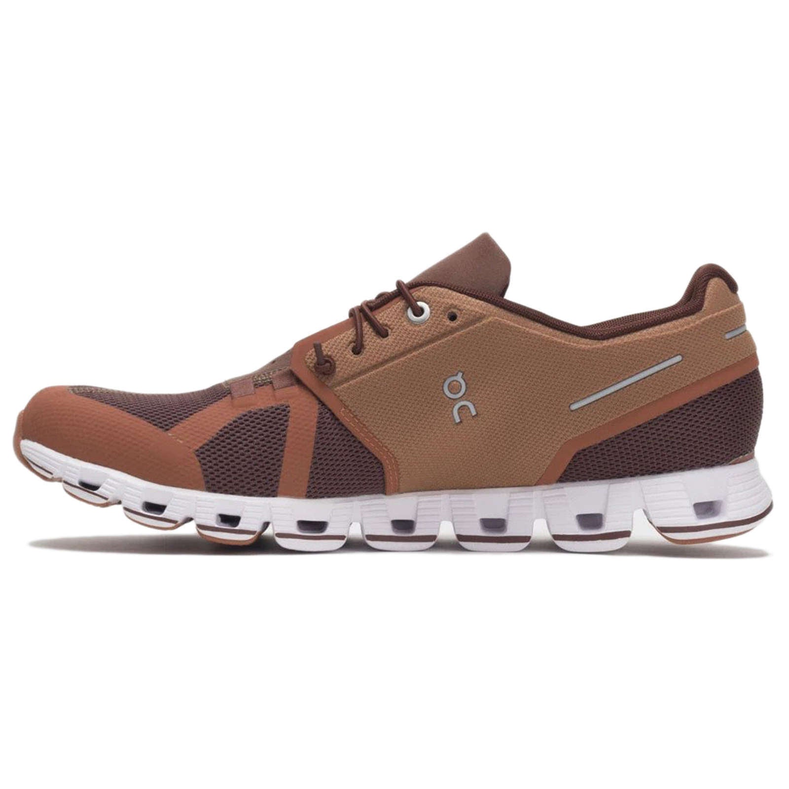 On Running Cloud Mesh Men's Low-Top Trainers#color_russet cocoa