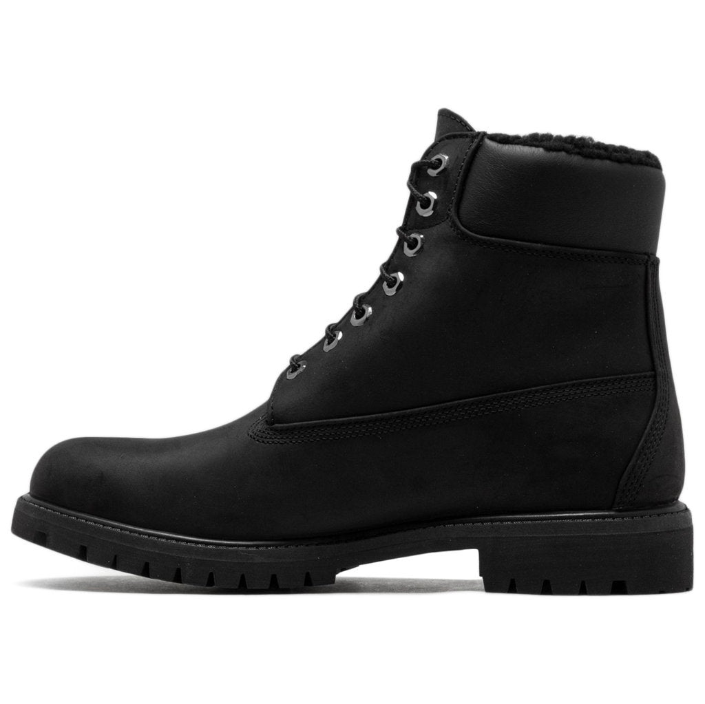 Timberland 6 Premium Shearling Nubuck Womens Boots#color_black